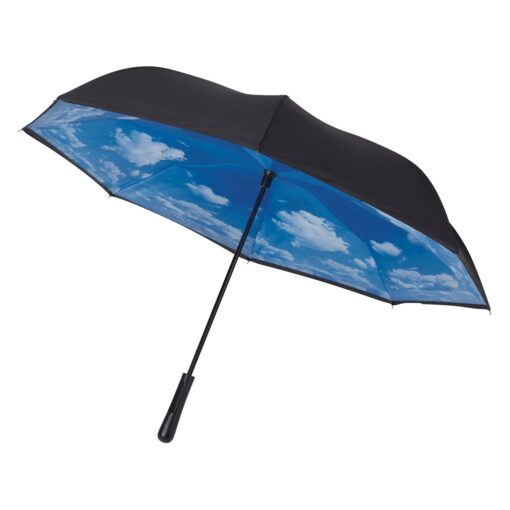 48" Arc Blue Skies Inversion Umbrella-1